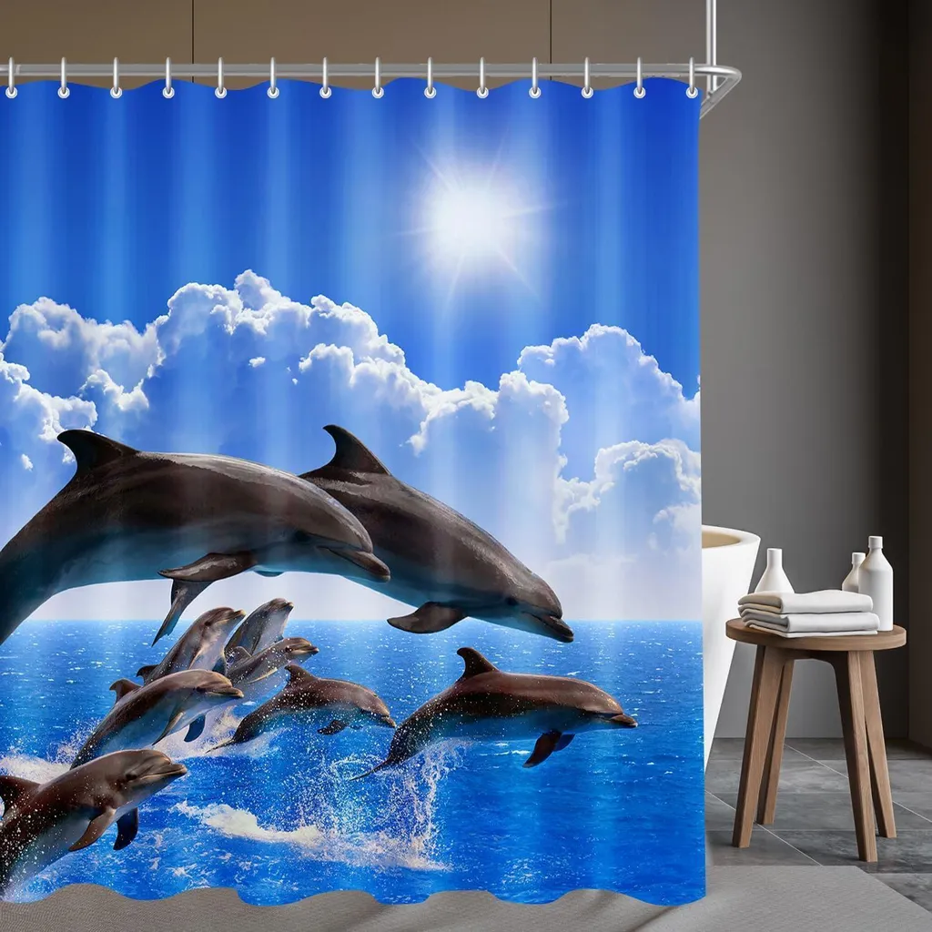 Tenda Doccia 200x200 Dolphin Antimuffa - Lavabile e Resistente - 8