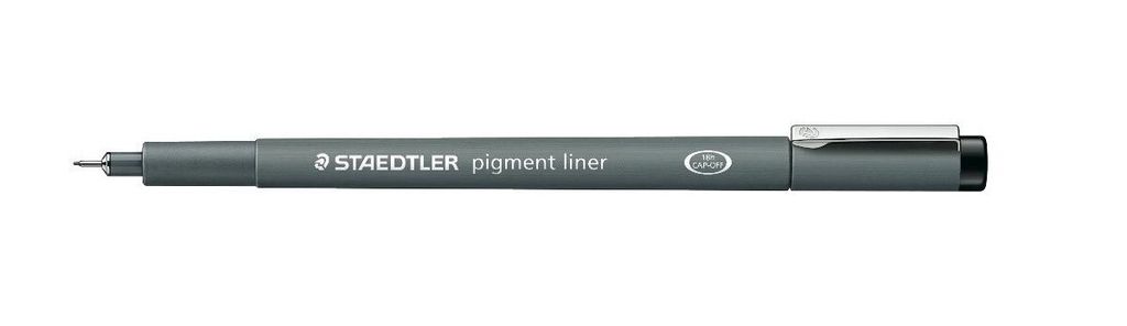 STAEDTLER Fineliner pigment liner, schwarz, 0,7 mm