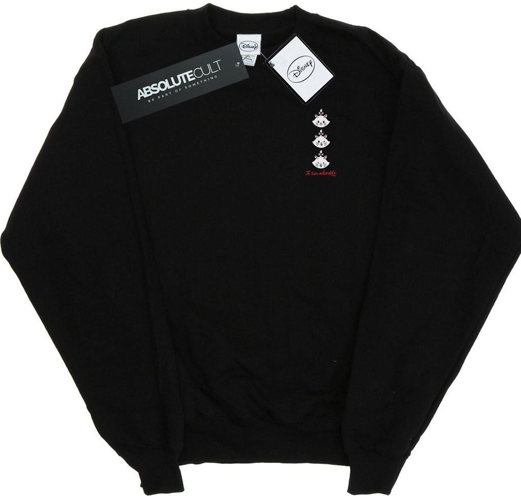 Disney - "Aristocats" Sweatshirt für Mädchen BI12653 (152-158) (Schwarz)