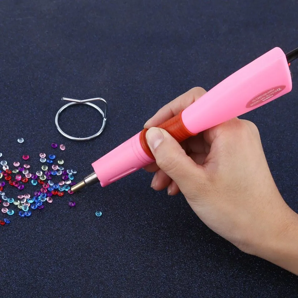 Kit Applicatore Strass Rosa con 7 Punte: Magia Hotfix per il tuo Craft - 5