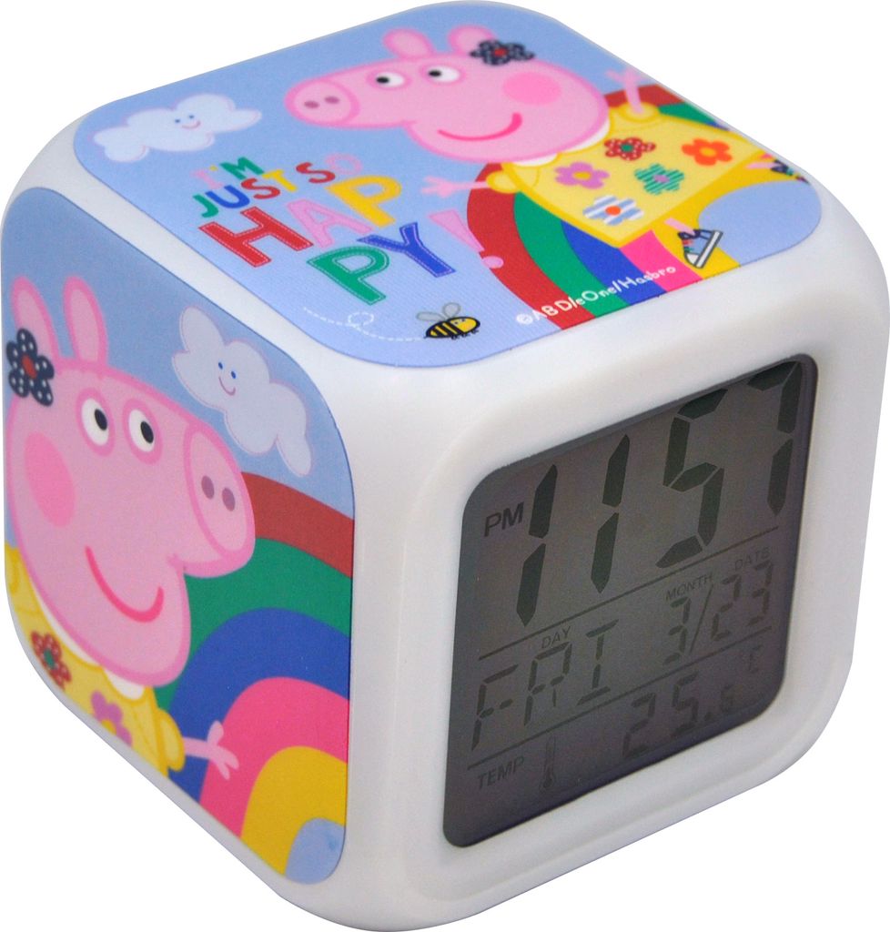 Sveglia Peppa Pig Pp17073 Licenze per bambini Immagine del prodotto 
