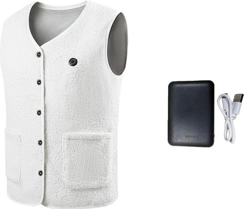 Gilet Lavoro Riscaldato INF XXL 8 Zone | USB + Power Bank 10Ah