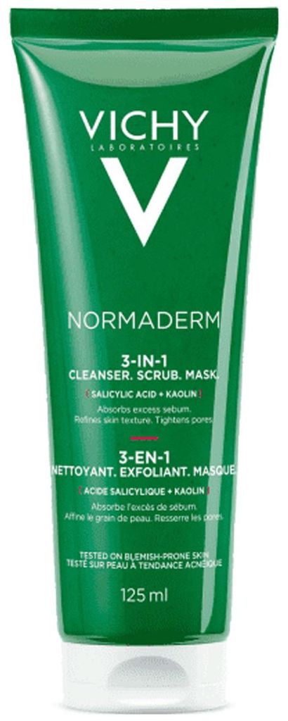 Exfoliante facial 3 en 1 NORMADERM de Vichy (125 ml) Imagen del producto 