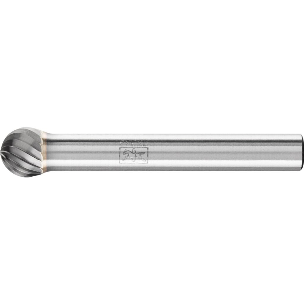 PFERD TOOLS Hartmetall Frässtift Kugel KUD Ø 08x07 mm Schaft-Ø 6 mm Z3 universal mittel