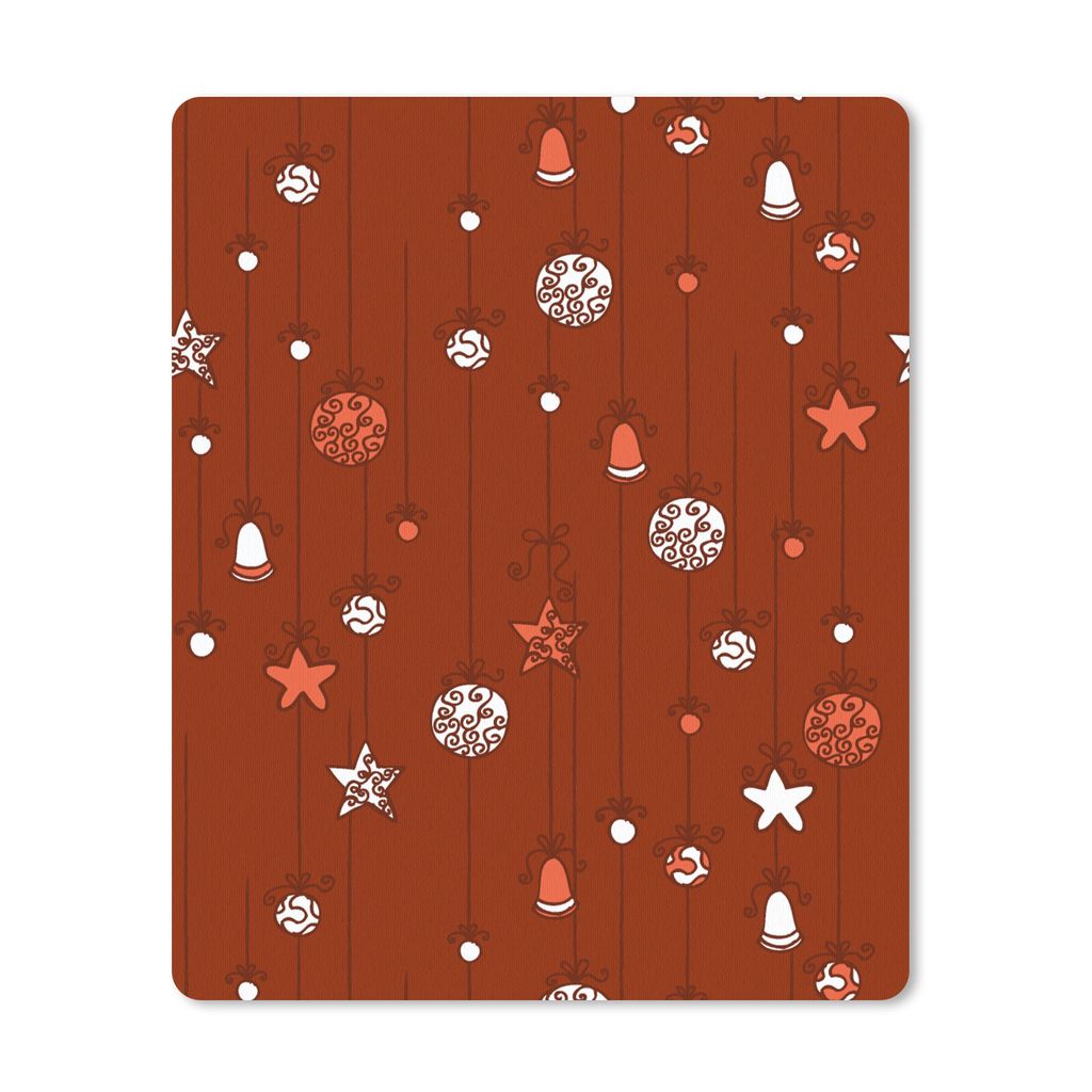 MuchoWow Mauspad Mousepad Muster - Sterne - Kugeln 19x23 cm - Mousepads - Maus Mat - Pad - Mausunterlage - Mauspads - Spielen