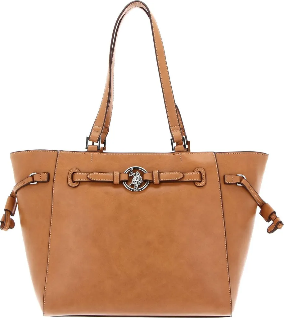 Grand Sac Cabas Femme Brun Tan U.S. POLO ASSN. Delaware pour le Quotidien