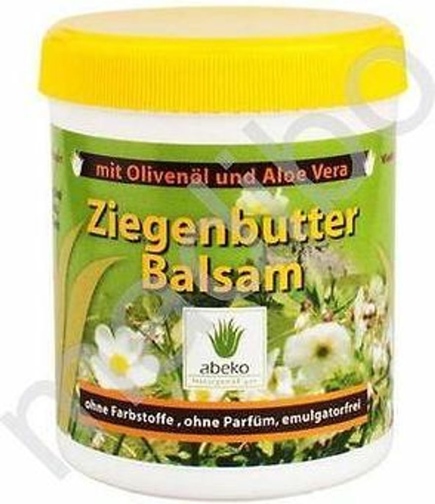 abeko Ziegenbutter Balsam mit Aloe Vera 200ml - natürliche Hautpflege mit Olivenöl