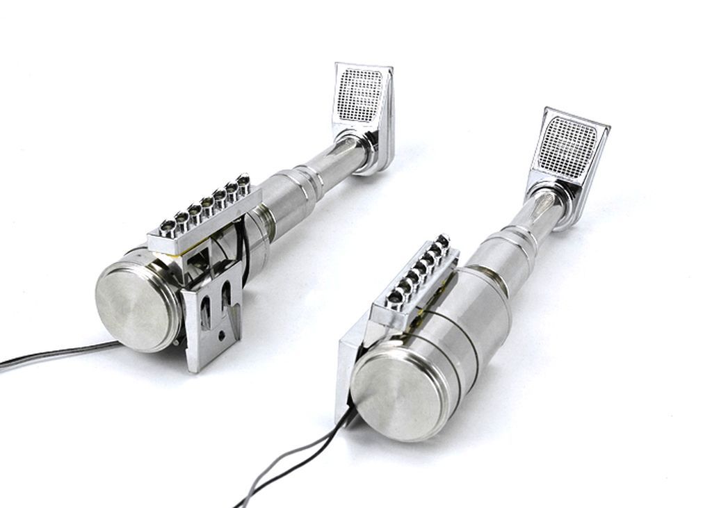 Thicon 1:14 US Luftfilter mit Rohr und Positions-LED 2Stück
