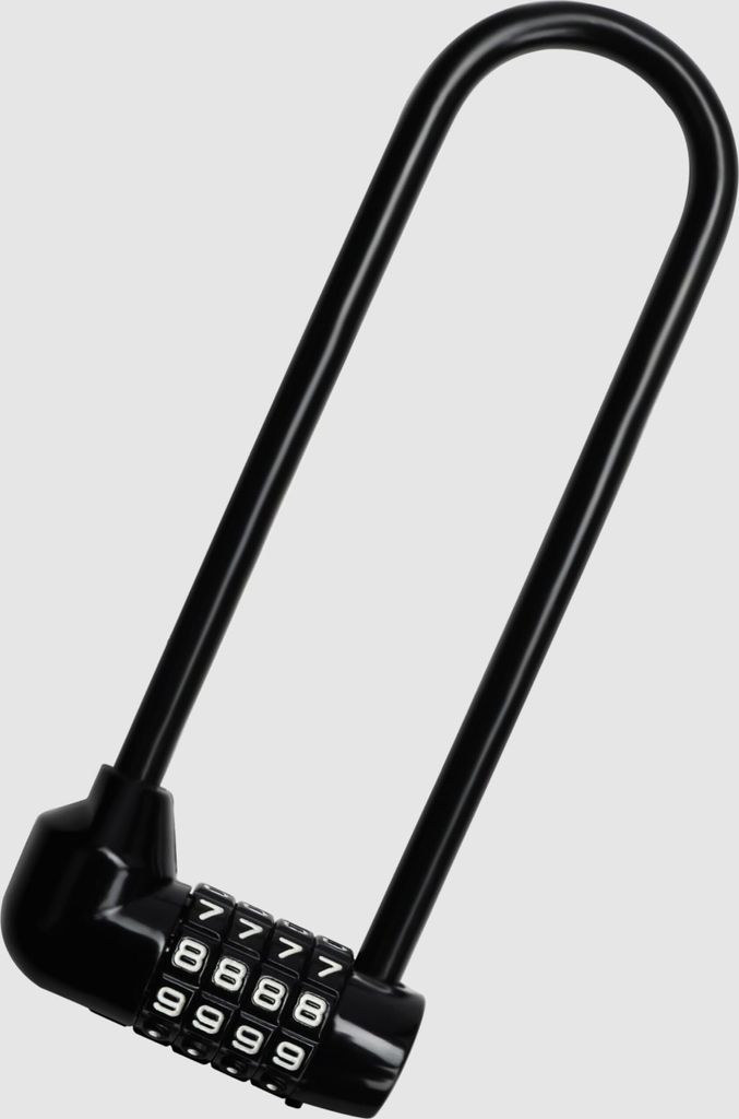 Lucchetto antifurto per bicicletta Kurtzy a 4 cifre U Lock Immagine del prodotto 