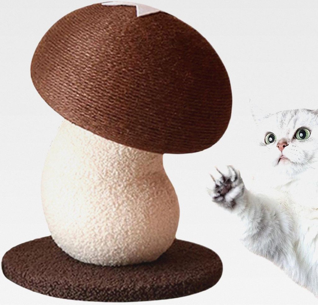 für Katzen im Innenbereich mit Pilzform, vertikaler | Möbelschutz, interaktives Spielzeug für Wohnung, Wohnzimmer, Schlafzimmer, Spielbereich