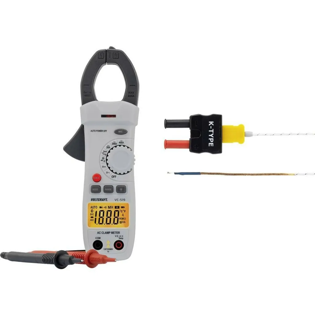 Mesurez sans Couper le Circuit avec la Pince Voltcraft VC-519 CAT III