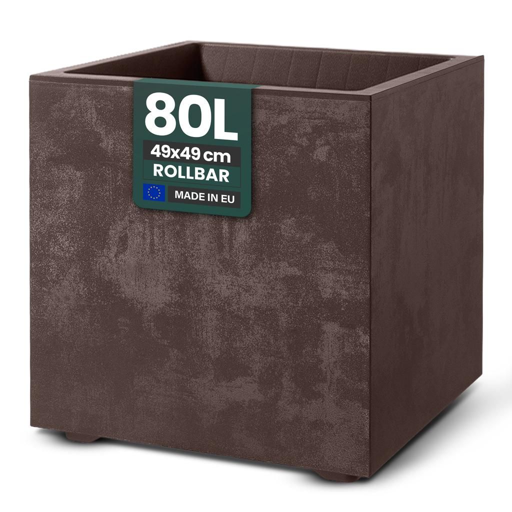XL Pflanzkasten „Millennium“ 49x49x49 cm - 80L Volumen - Produktbild 