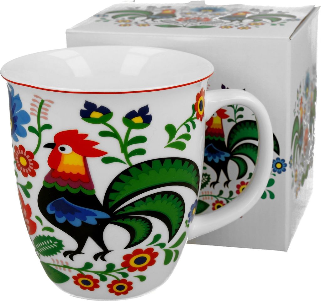 DUO ETNO 32086 Becher 650 ml REGIONAL PATTERNS New Bone China Porzellan