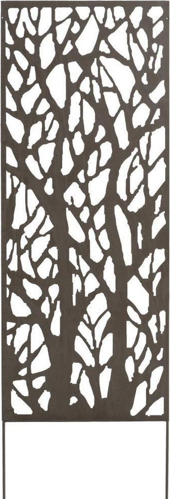 Panneau métal avec motifs décoratifs/Arbres - 0,60 x 1,50 m Image du produit 