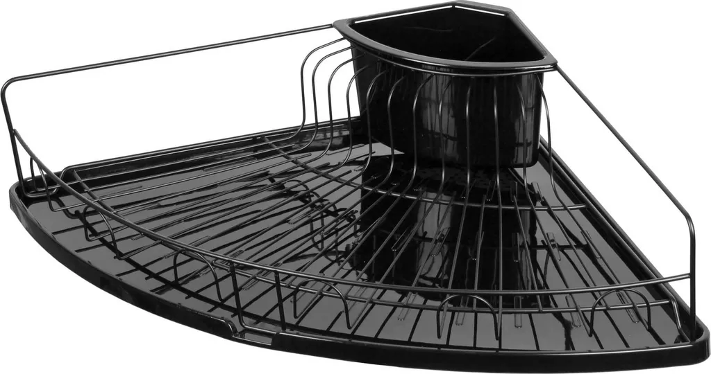 Égouttoir à Vaisselle Moderne avec Plateau Récupérateur Brunbeste