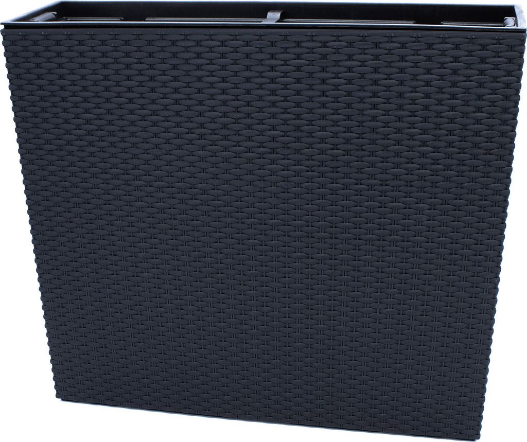 Fioriera in rattan 57 x 49 x 17 cm - con inserto rimovibile Immagine del prodotto 