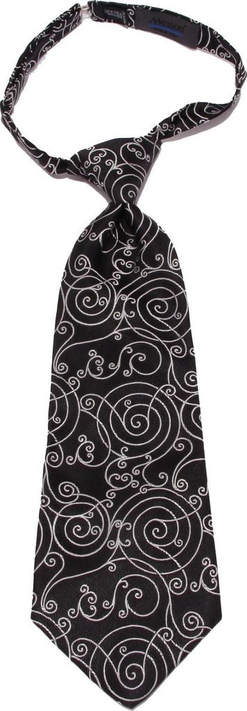 9100W cravatta uomo nodo fisso MESSORI silk tie fixed node men