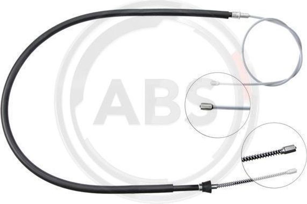 A.B.S. K13386 Seilzug, Handbremse OE 6Q7609721B kompatibel mit Roomster