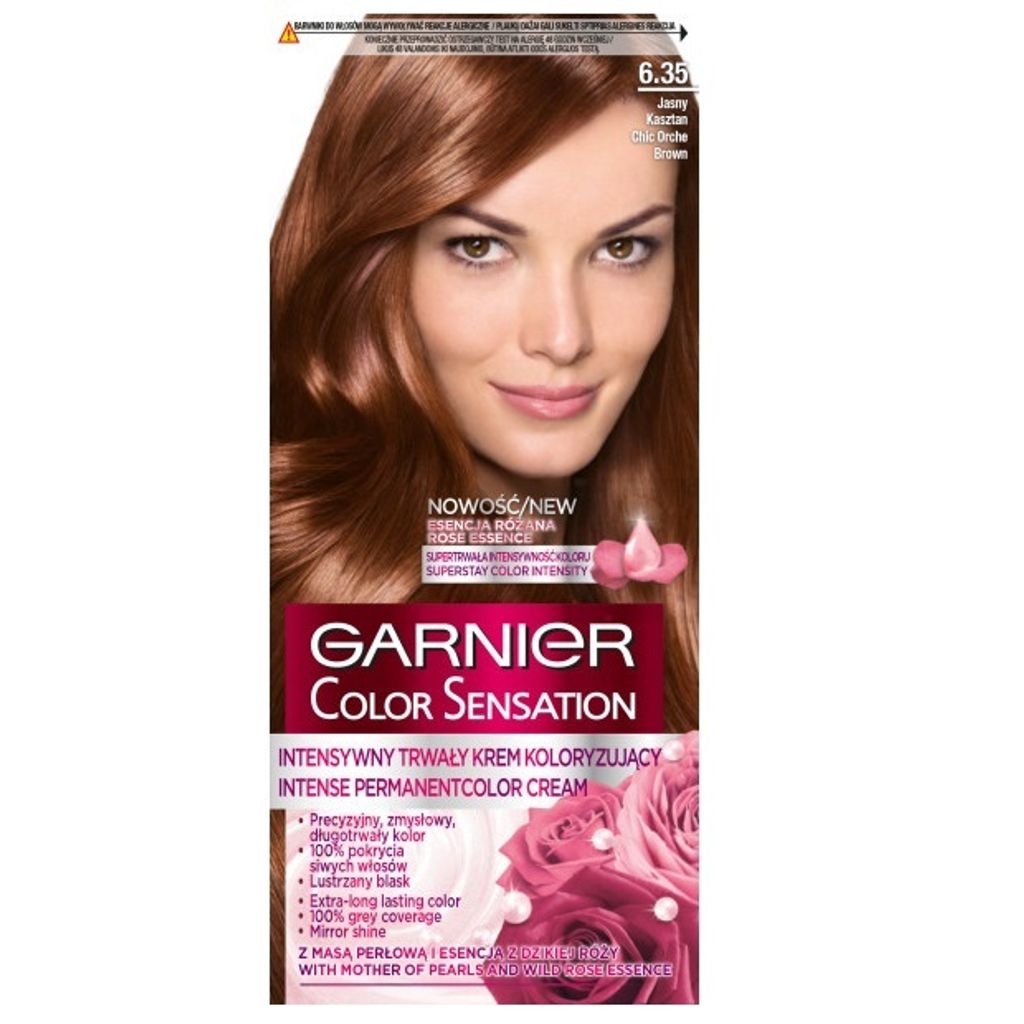 Garnier Color Sensation Krem koloryzujący do włosów 6.35 Zdjęcie produktu 