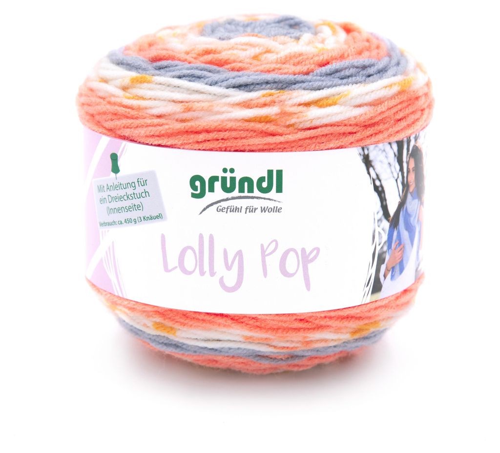 Gründl Wolle "Lolly Pop", 4-fädig, 150 g, ca. 240m Produktbild 