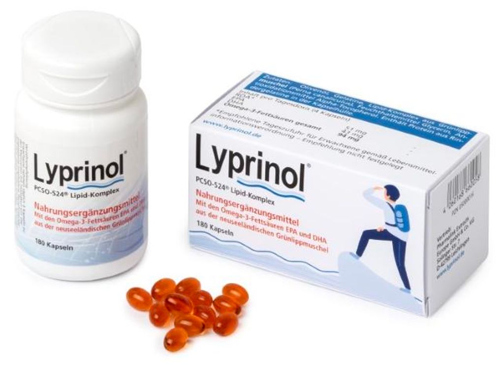 Lyprinol PCSO-524 Complexe lipidique gélules, 180 gélules Image du produit 