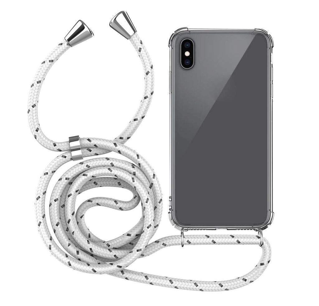 Hülle Handykette Für Apple iPhone Xs Max Handyhülle in Weiß Muster