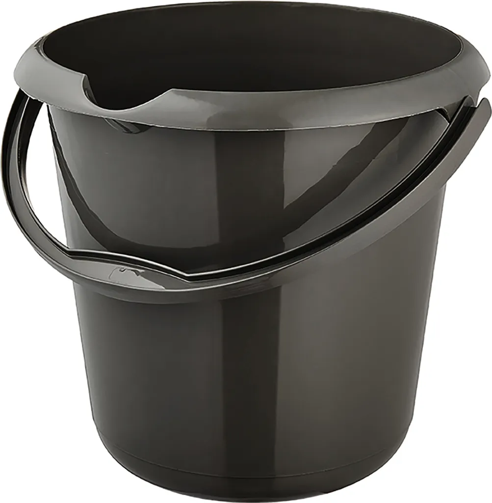 Seau de lavage rond 10L mika eco idéal pour serpillière et nettoyage