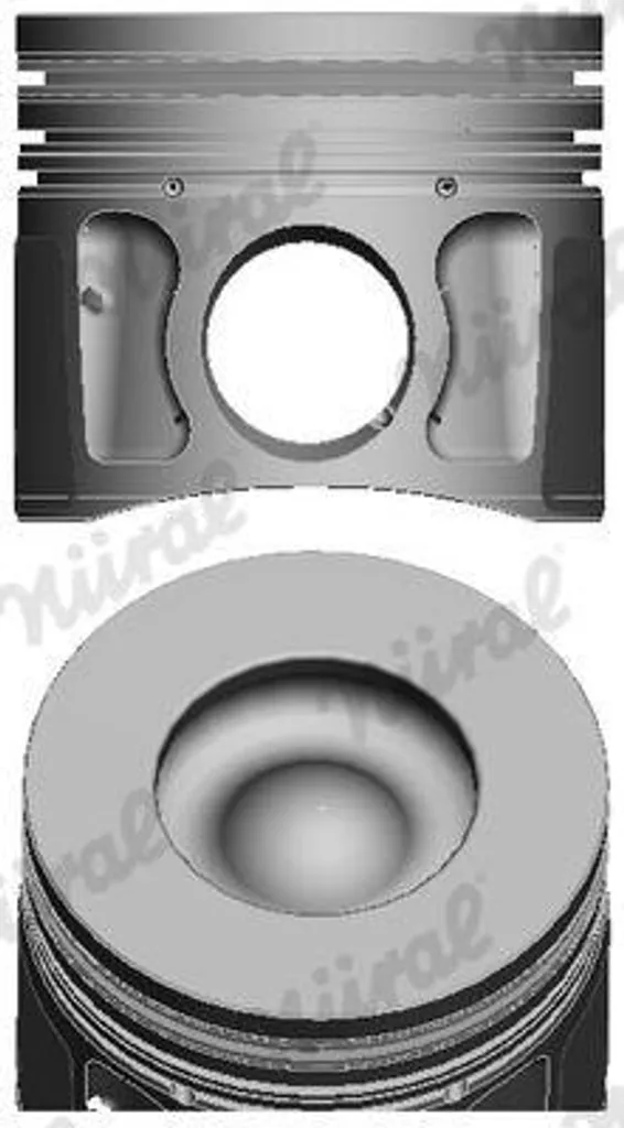 Piston de Moteur Complet NÜRAL 87-427700-40 compatible Transit et Defender