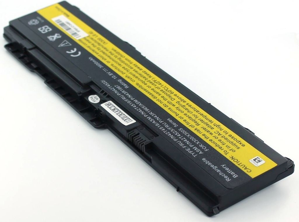 Akku für Lenovo ThinkPad X301 Li-Ion 10,8 Volt 3600 mAh schwarz.