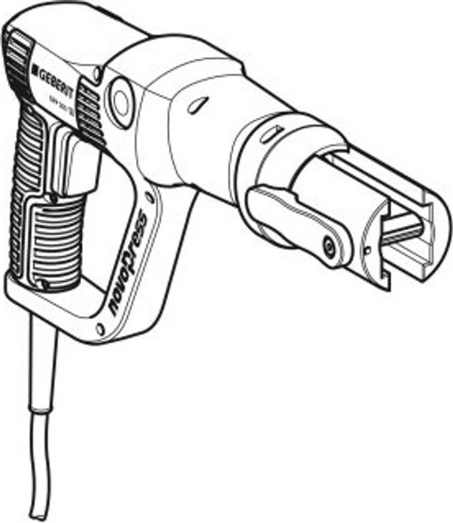 Geberit 691103P21 EFP 203 Pressgerät, 230 V / 50-60 Hz