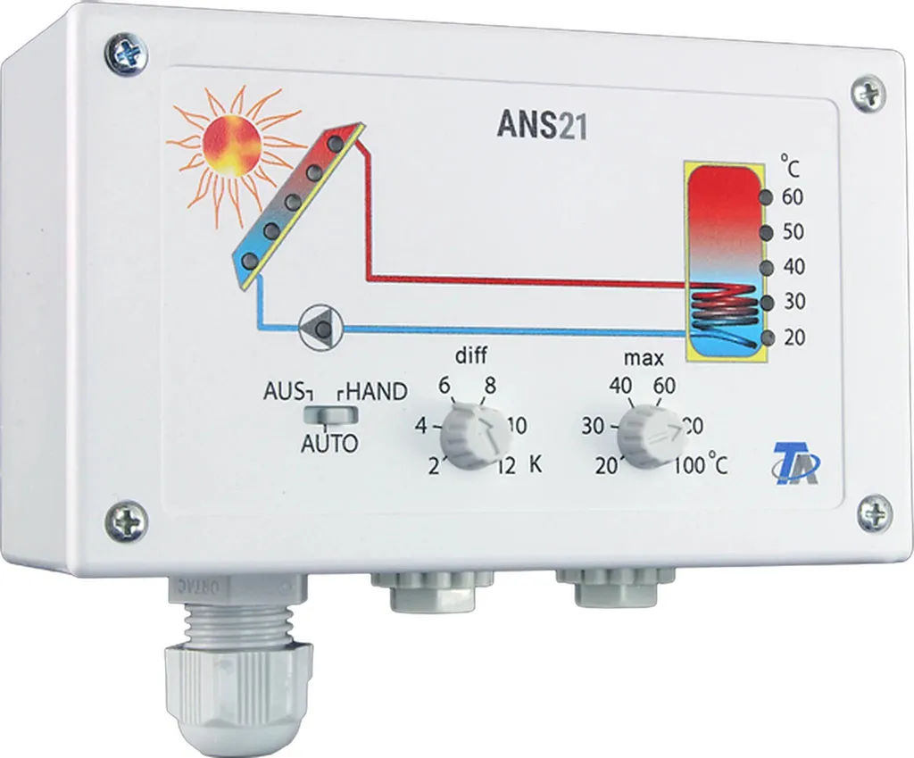 Alternativa tecnica: regolazione solare a circuito singolo, 1 pz.