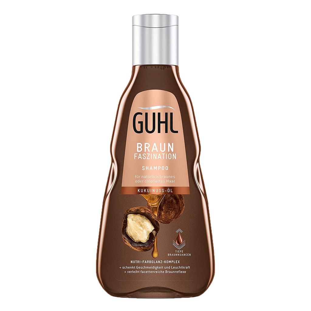 Guhl Shampoo BRAUN FASZINATION 250ml mit Kukuinuss-Öl für Produktbild 