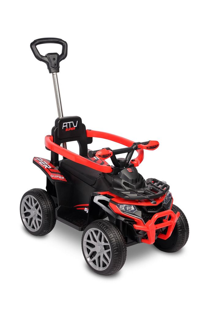 Dětské autíčko TOYZ od 2 let s tlačnou tyčí a čtyřnásobnou Obrázek produktu 