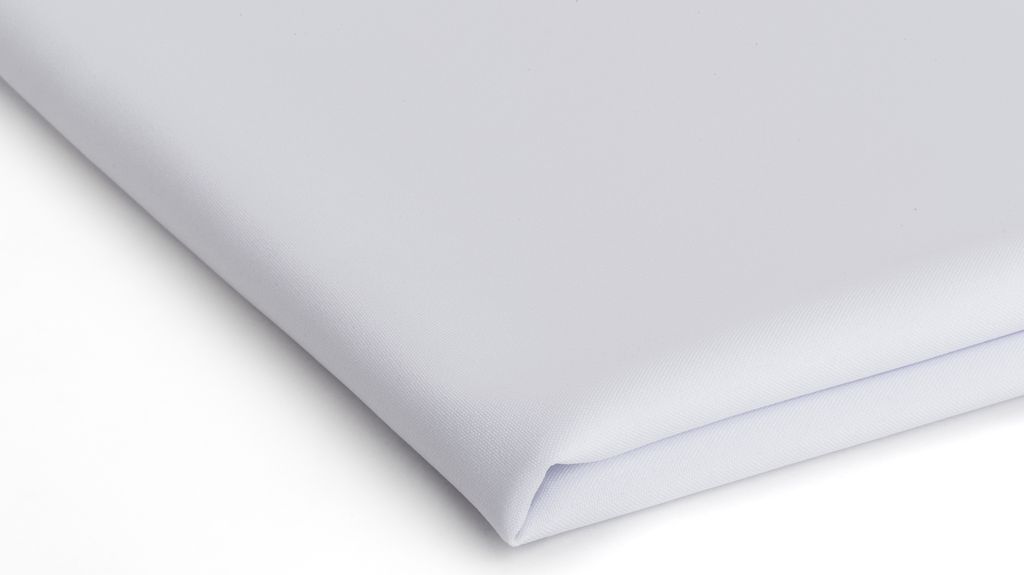 Panama Minimatt Stoff Weiß 50 x 150 cm Produktbild 