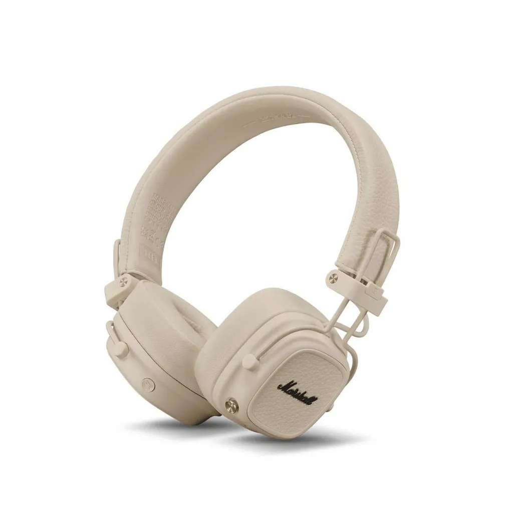 Marshall Major V Crema: Cuffie Bluetooth 100+ Ore di Rock'n'Roll Puro
