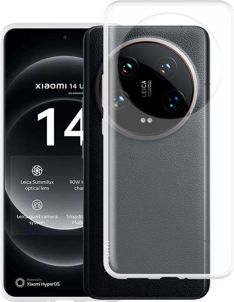 Hülle Xiaomi 14 Ultra Schutzhülle - Cazy - Transparant Produktbild 