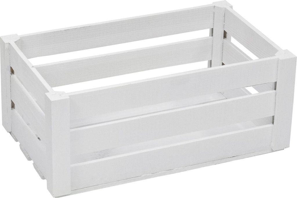 SKRZYNKA drewniana BIAŁA XL na zioła 32x21x12,5 Zdjęcie produktu 