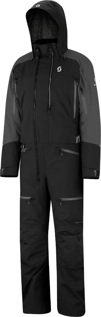 SCOTT DS-I Dryo Combinaison Motoneige 1 Pièce Noir Gris Short XL