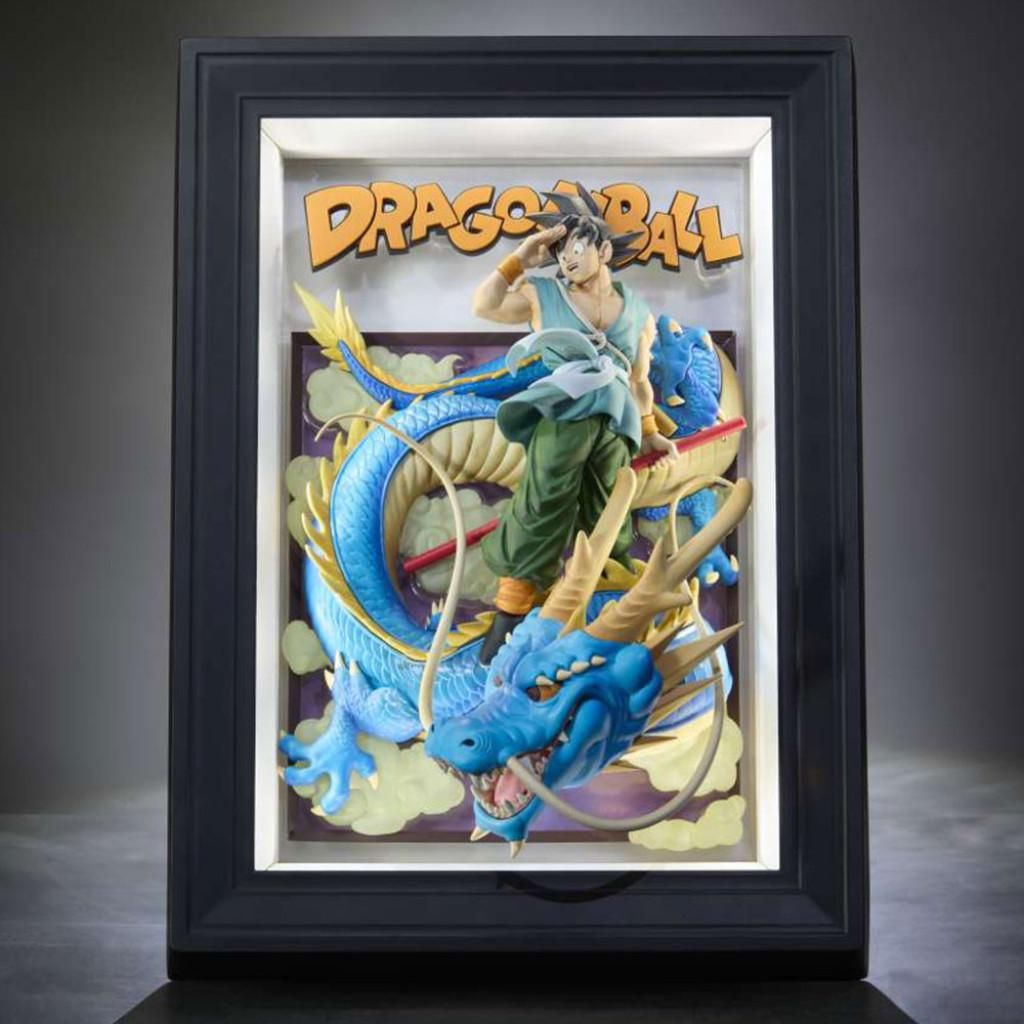 Dragon Ball Z - Statuetta & Quadro Son Goku & Dragon - Immagine del prodotto 
