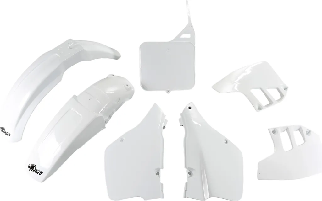 Remplacer plastiques cassés Suzuki RM 250 1992 - Kit UFO Blanc 7pcs