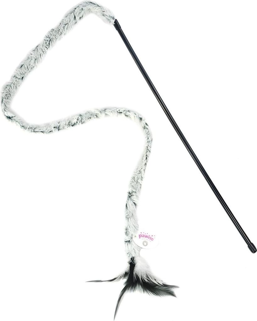 Pawise Katzenspielzeug Cat Teaser Plush Tail