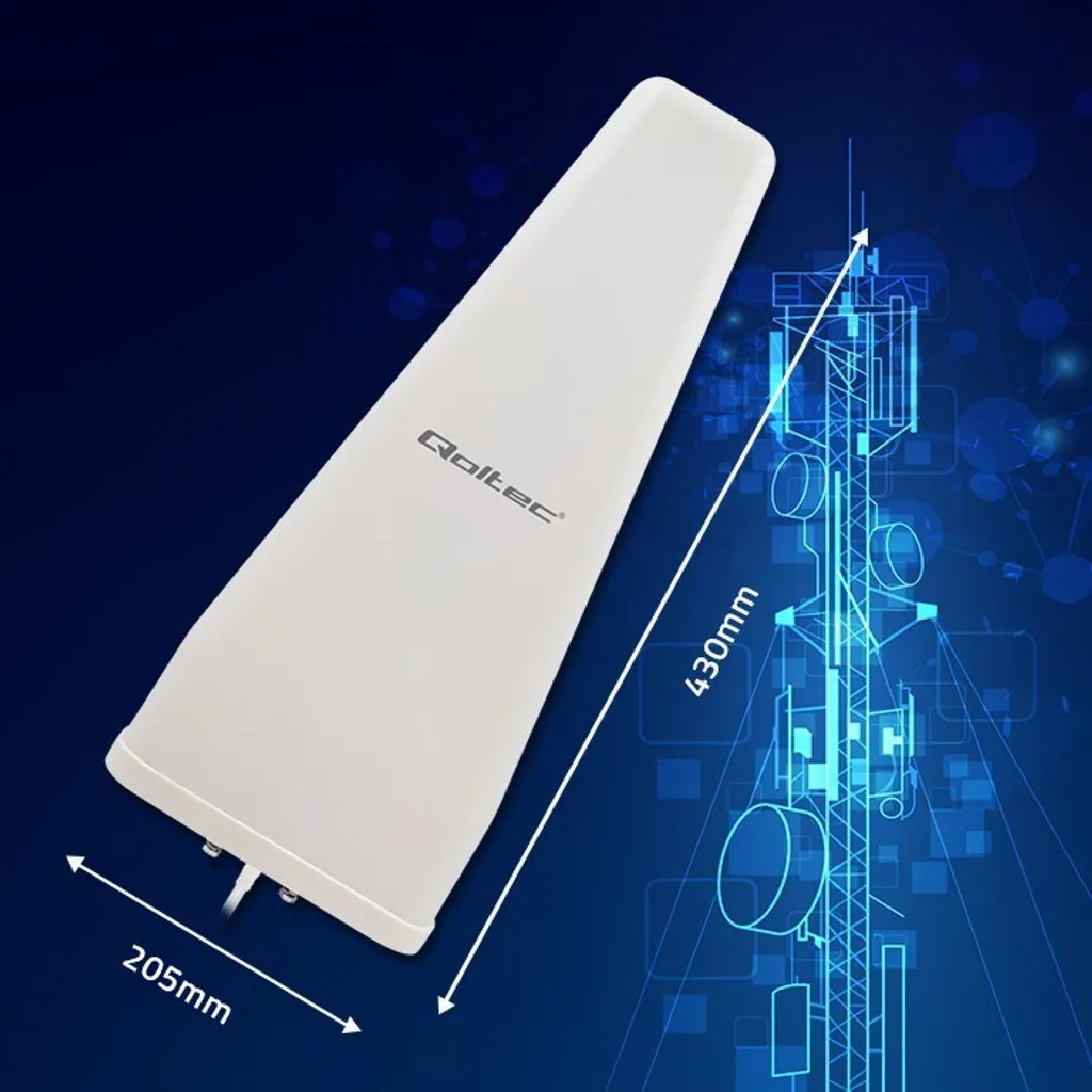 Solution Signal Faible Antenne 4G LTE DUAL 14dBi Omnidirectionnelle - 8