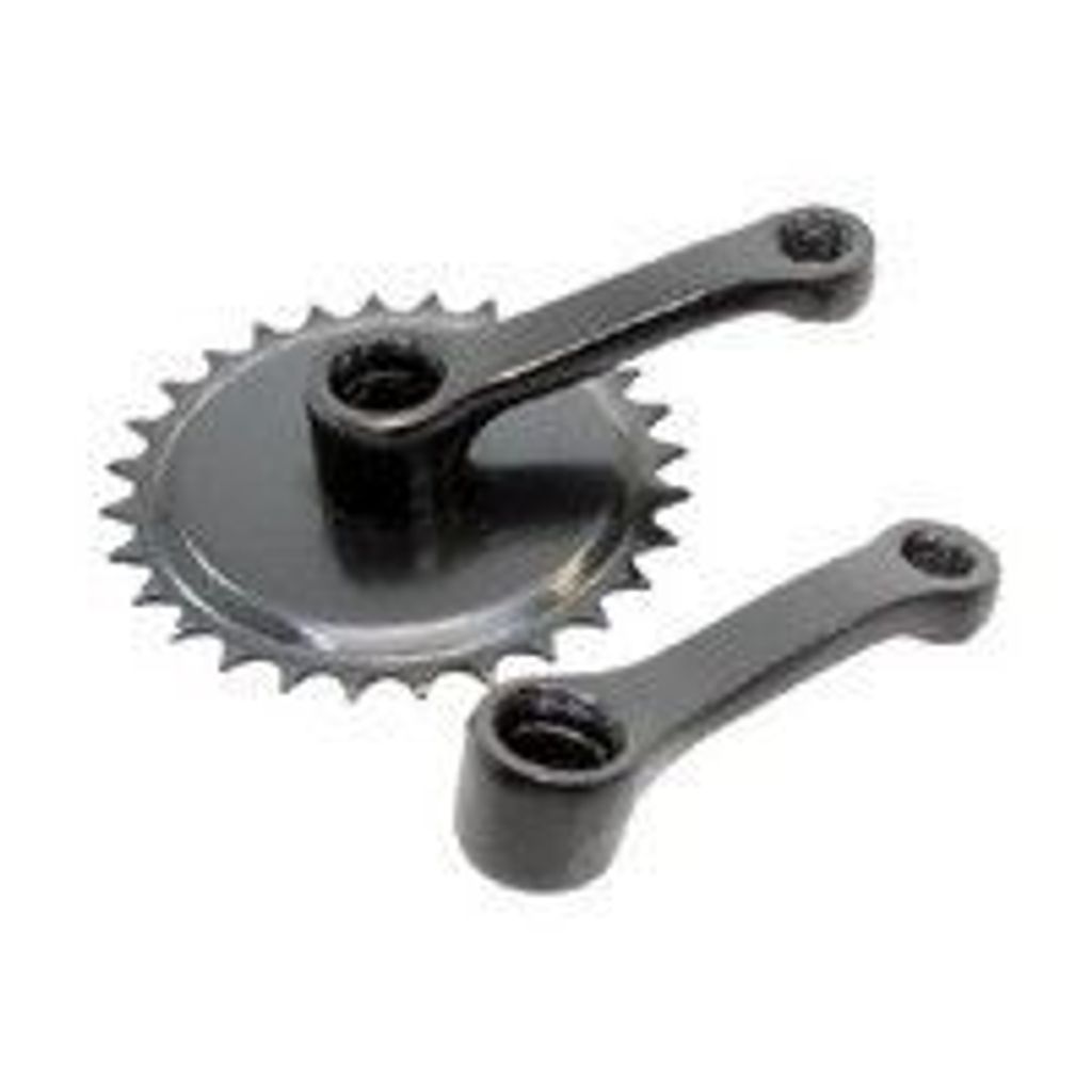 HZB-Kurbel 28 Tands 102 mm Kurbellänge Black1828102-STZW