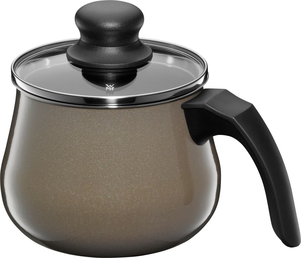 WMF Fusiontec Mineral Mini-Topf mit Glasdeckel, 12 cm, Dark