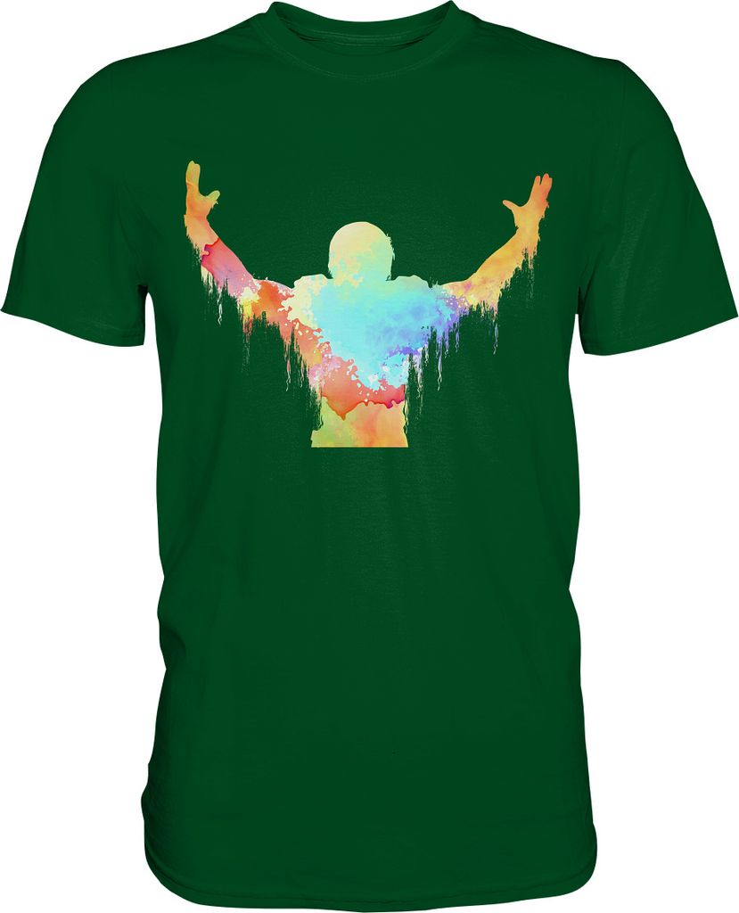 American Football T-Shirt – Bottle Green / M Produktbild 