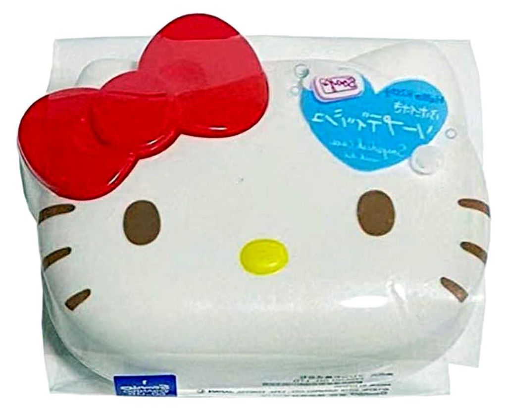 Friend Sanrio Hello Kitty Seifenschachtel, mit Deckel, gestanzt