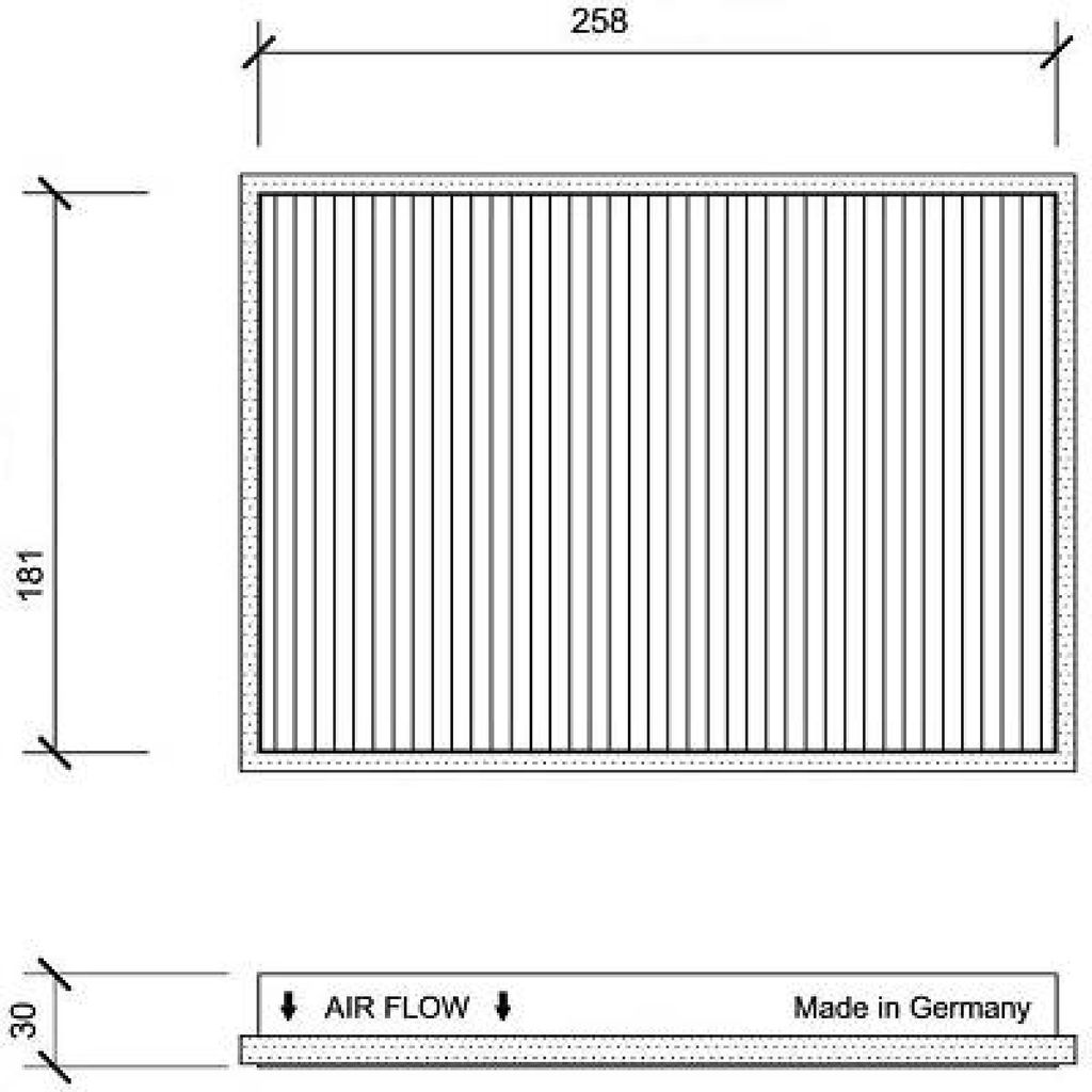 DIEDERICHS DCI1021 Innenraumfilter Pollenfilter für VW PASSAT Variant (3A5, 35I) Aktivkohle