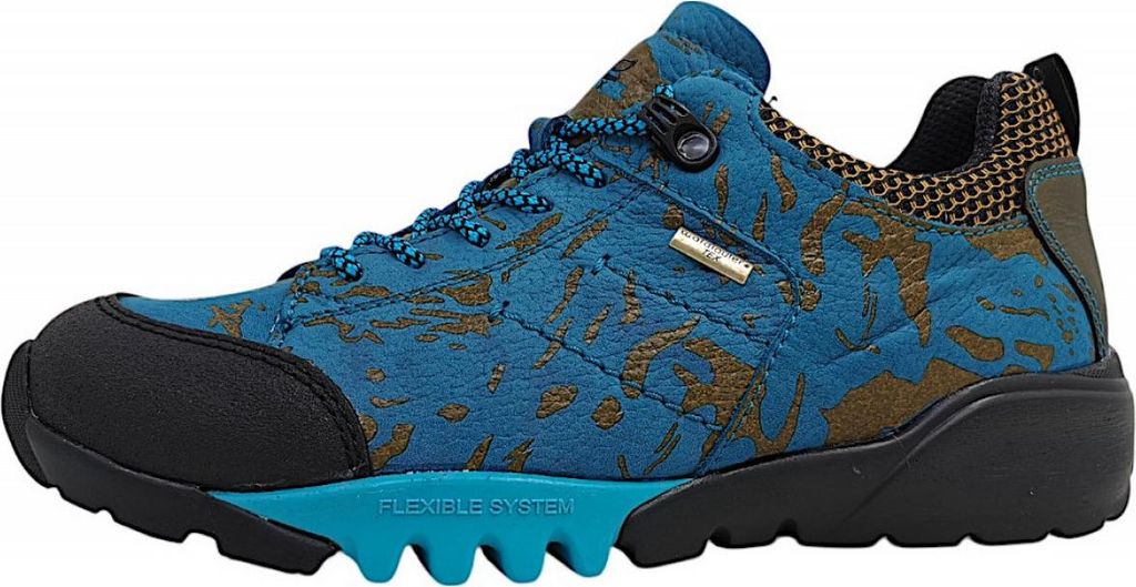 Waldläufer H-Amiata Damenschuhe Schnürschuhe Blau Sport Produktbild 