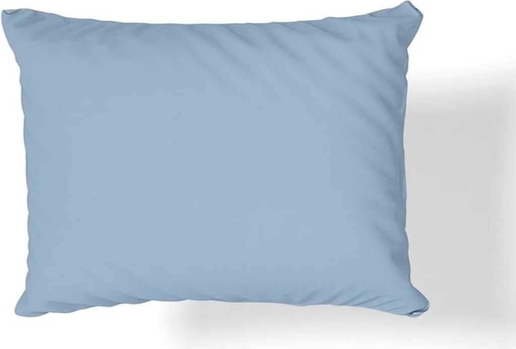 Baumwollsatin-Kissenbezug 50x60 Blau