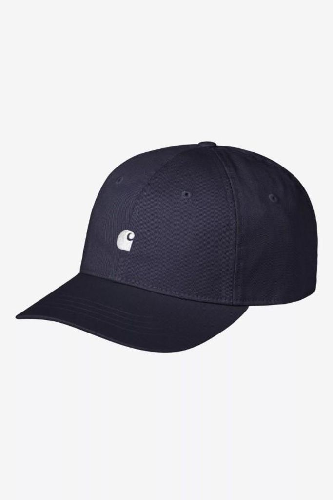 Carhartt WIP Madison Logo Cap Dark Navy/White . Produktbild 